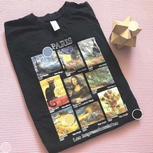paris art tee